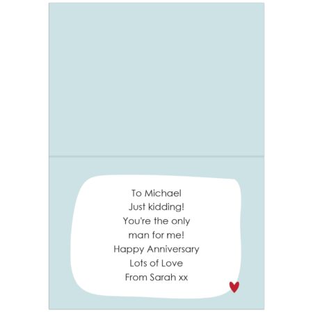 Personalised You’re My Favourite Husband Card: 3 - Greeting Cards By Gift Moments