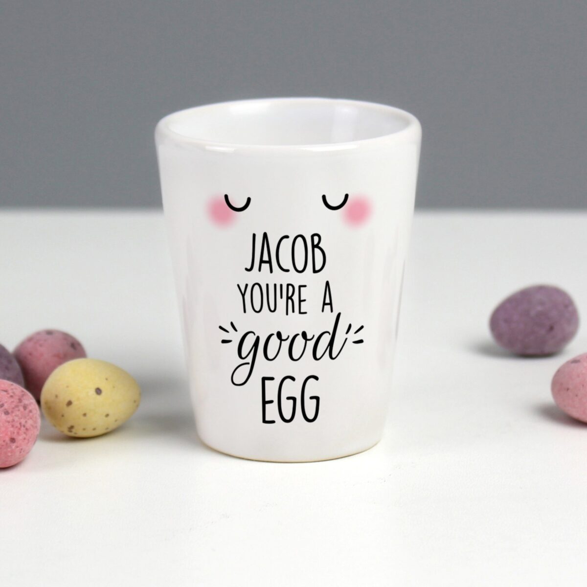 Personalised You’re A Good Egg Cup: 3 - Egg Cups By Gift Moments