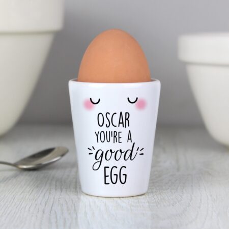 Personalised You’re A Good Egg Cup: 1 - Egg Cups By Gift Moments
