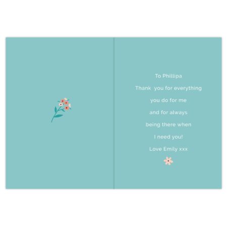 Personalised You’re Like A Mum To Me Card: 3 - Greeting Cards By Gift Moments