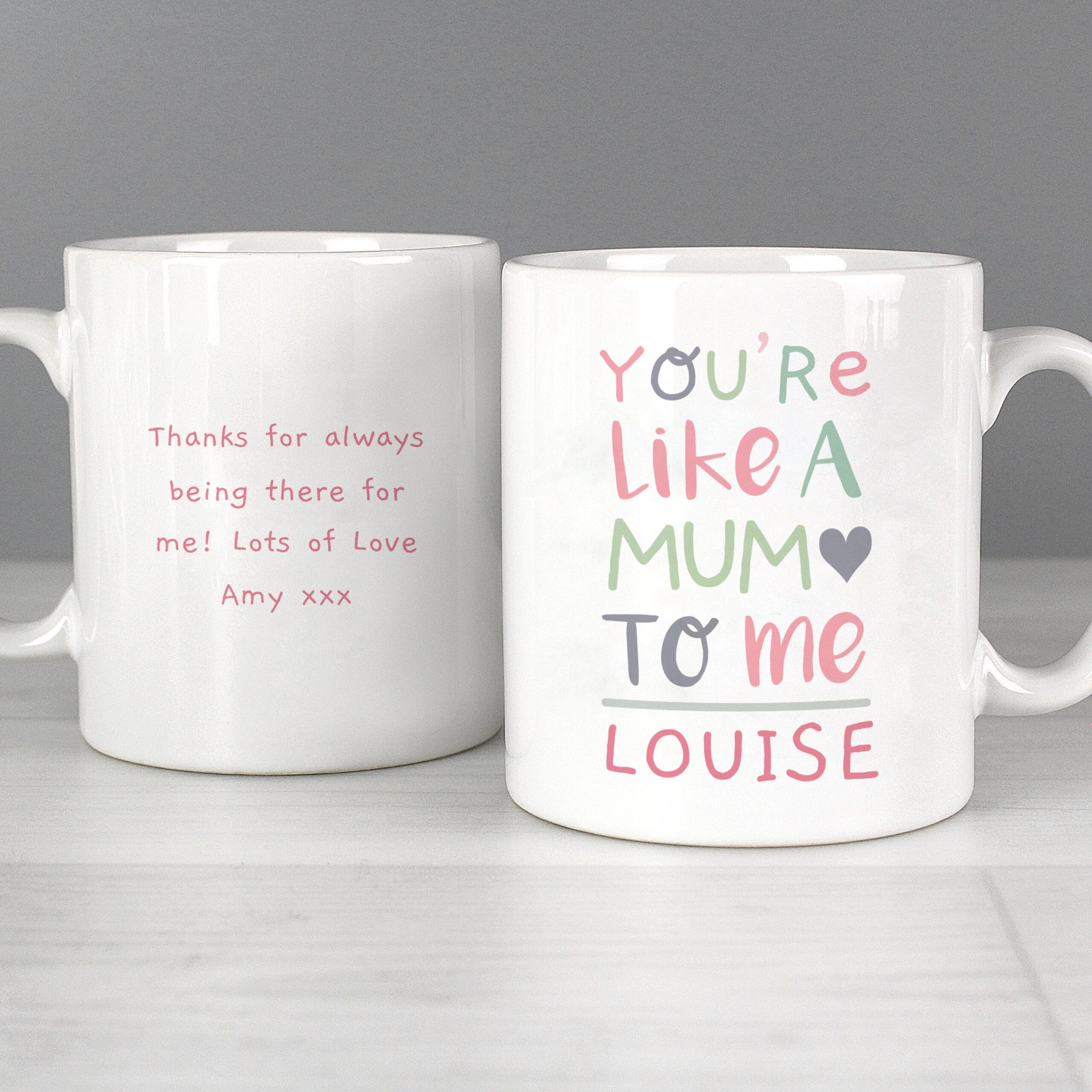 Personalised ’You’re Like a Mum to Me’ Mug: 1 - Mugs By Gift Moments