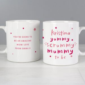 Personalised Yummy Scrummy Mummy To Be Mug: 6 - Mugs By Gift Moments