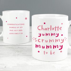 Personalised Yummy Scrummy Mummy To Be Mug: 5 - Mugs By Gift Moments