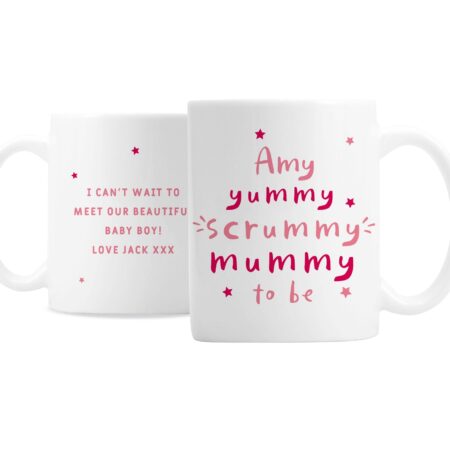 Personalised Yummy Scrummy Mummy To Be Mug: 4 - Mugs By Gift Moments