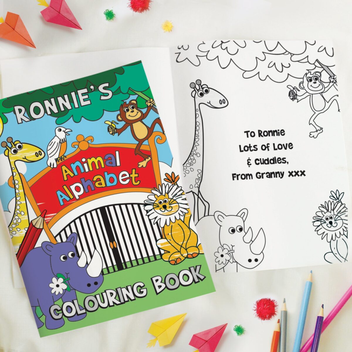 Personalised Zoo Colouring Book: 2 - Books By Gift Moments
