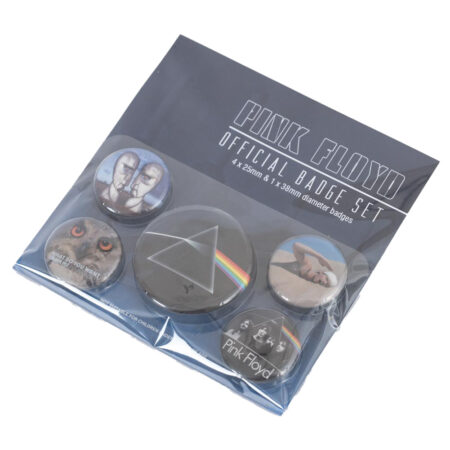 Pink floyd classic button badge set