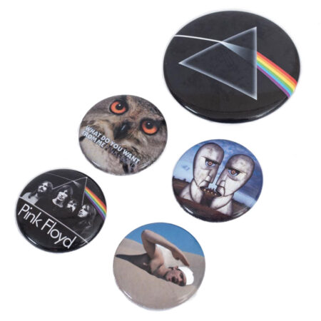 Pink floyd classic button badge set