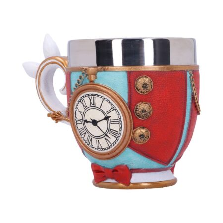 Pinkys up white rabbit cup 11cm