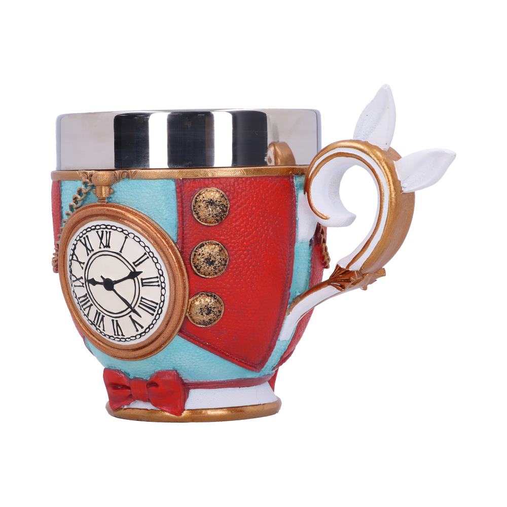Pinkys up white rabbit cup 11cm