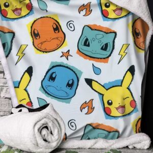 Pokémon Faces Blanket 100x150cm: 1 - Blankets By Pokemon