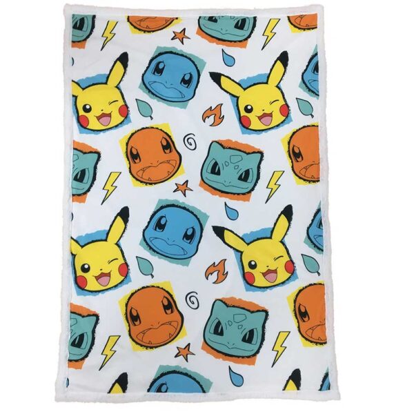 Pokémon Faces Blanket 100x150cm: 2 - Blankets By Pokemon