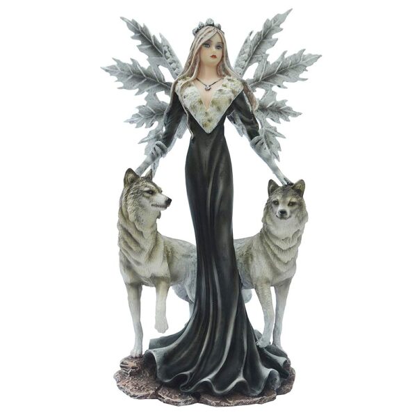 Protector of the Pack Mystical Wolf Guardian Figurine: 2 - Figurines Medium (15-29cm) By NN Designs