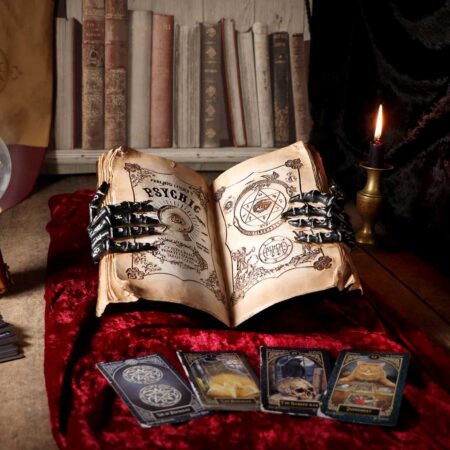 Psychic compendium palmists grimoire figurine