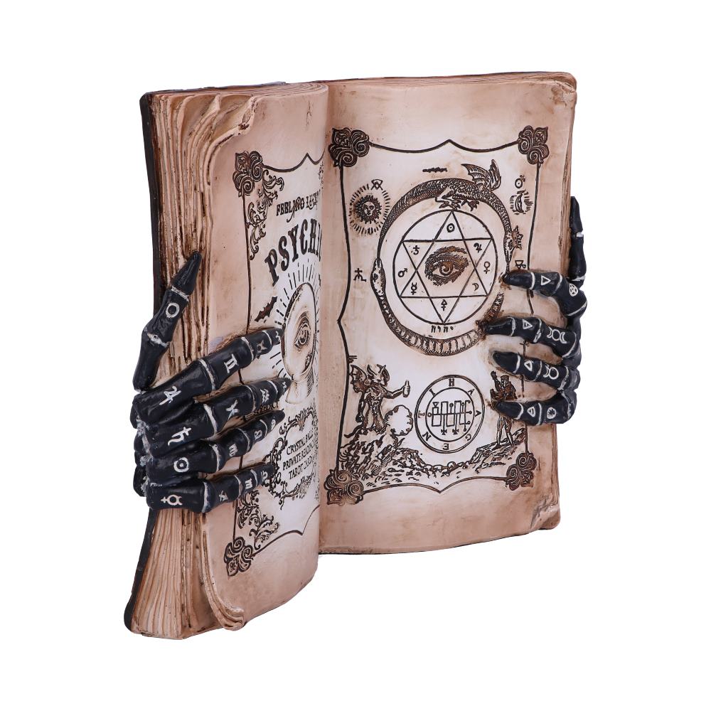Psychic compendium palmists grimoire figurine