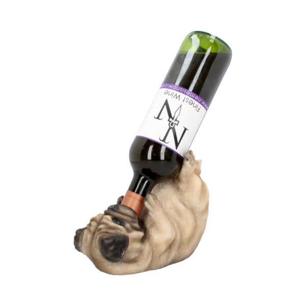 Pug Dog Guzzler Wine Bottle Holder: 2 - Guzzlers & Wine Bottle Holders By Gift Moments
