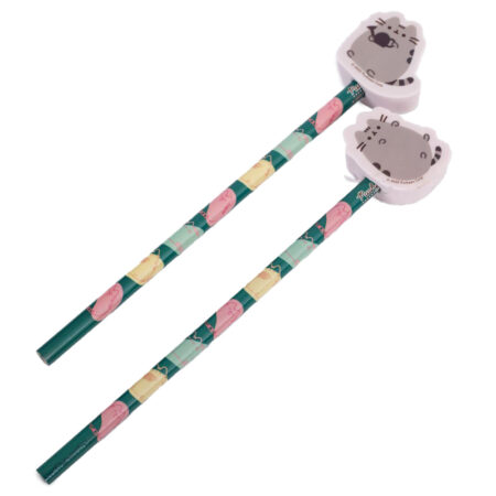 Pusheen 2pk Pencil & Topper Set: 2 - Pens & Pencils By Pusheen