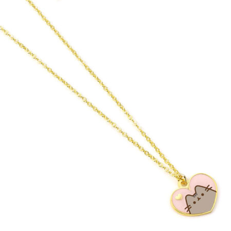 Pusheen Gold Plated Heart Necklace: 2 - Jewellery By Pusheen