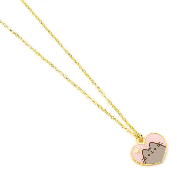 Pusheen Gold Plated Heart Necklace: 2 - Jewellery By Pusheen