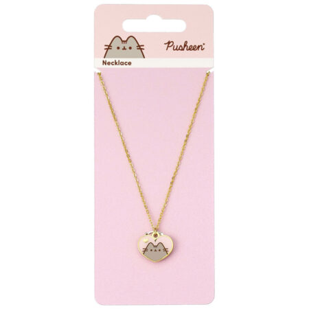 Pusheen Gold Plated Heart Necklace: 4 - Jewellery By Pusheen