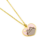 Pusheen Gold Plated Heart Necklace: 1 - Jewellery By Pusheen