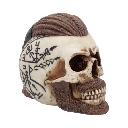 Ragnar Viking Skull Ornament 16cm: 2 - Figurines Medium (15-29cm) By NN Designs
