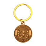 Rangers FC Antique Gold Ready Crest Keyring: 1 - Keyrings By Rangers