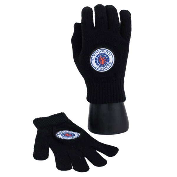 Rangers FC Junior Knitted Gloves: 1 - Gloves By Rangers