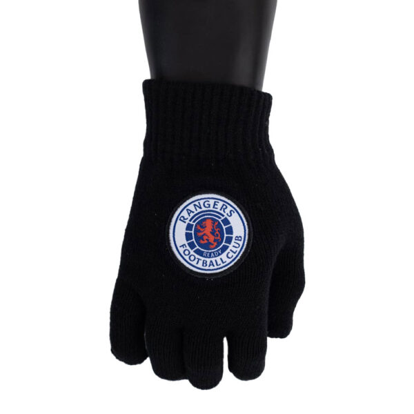 Rangers FC Junior Knitted Gloves: 2 - Gloves By Rangers