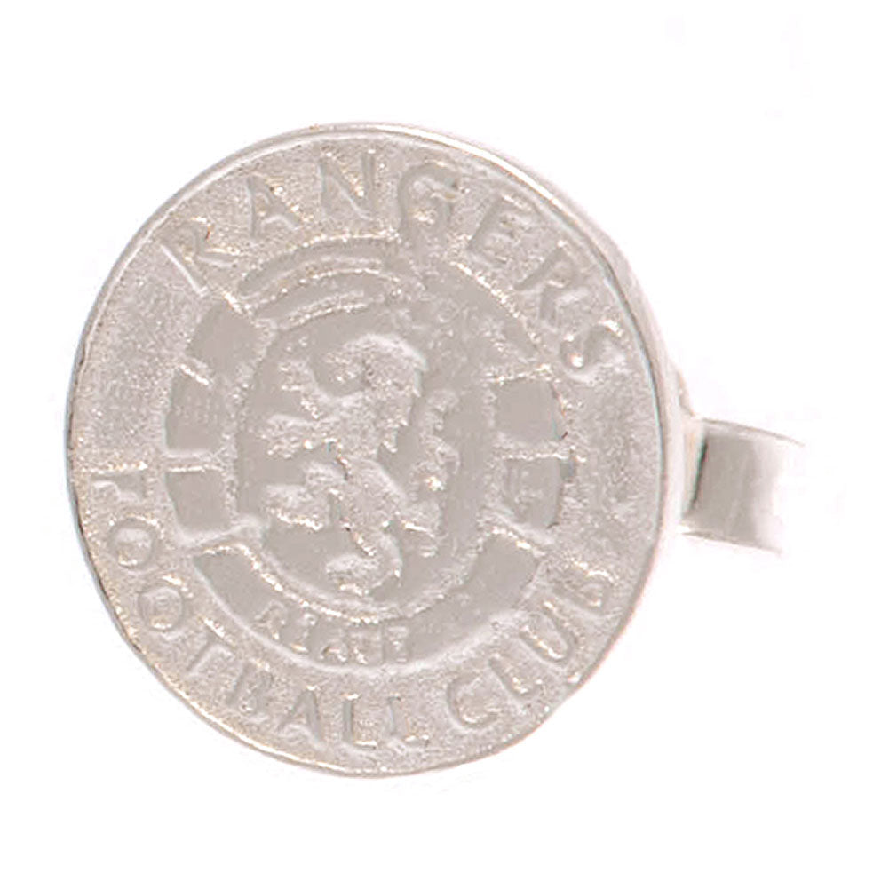 Rangers FC Ready Crest Sterling Silver Stud Earring: 2 - Jewellery By Rangers