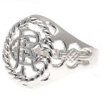 Rangers FC Silver Plated Crest Ring Large: 1 - Jewellery By Rangers