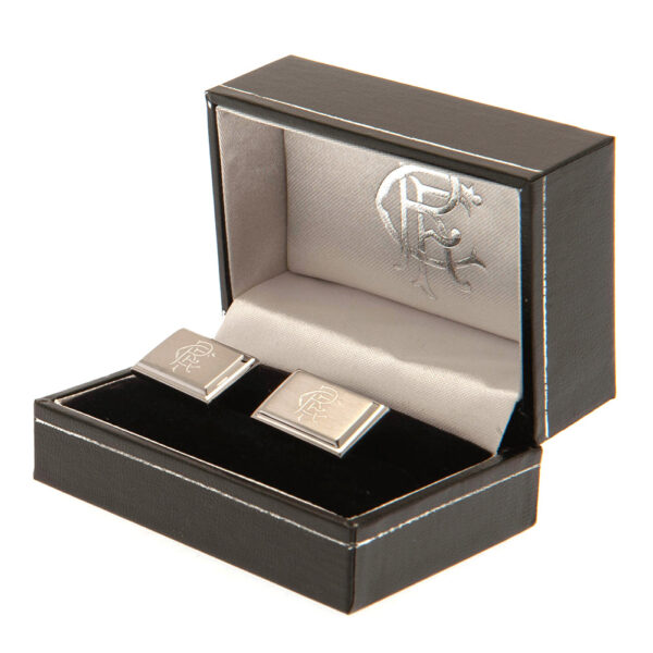 Rangers FC Stainless Steel Cufflinks: 1 - Cufflinks & Tie Slides By Rangers