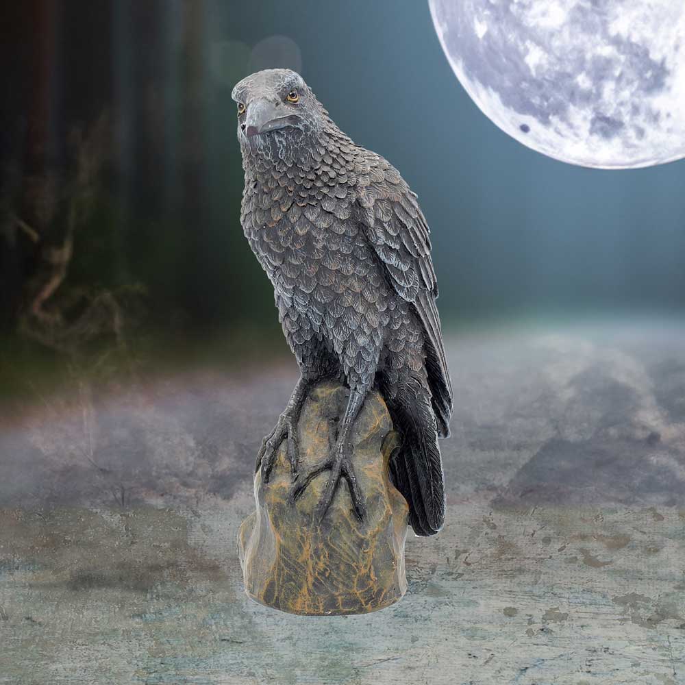 Ravens Rest Figurine Gothic Bird Ornament: 1 - Figures & Collectables By Gift Moments
