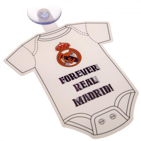 Real madrid fc baby board sign