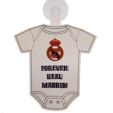 Real madrid fc baby board sign