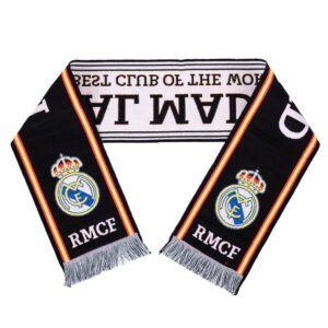 Real Madrid FC Black Scarf: 3 - Scarves By Real Madrid