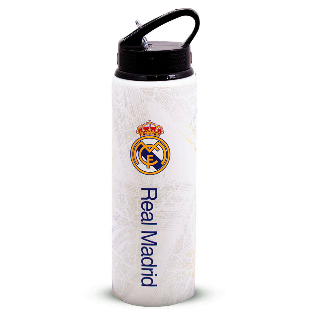 Real Madrid FC HD Printed Aluminium Drinks Bottle: 1 - Water Bottles By Real Madrid