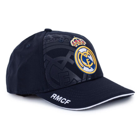 Real Madrid FC Navy Debossed Cap: 1 - Caps & Hats By Real Madrid