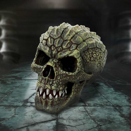 Reptillian Scale Skull 17cm: 1 - Figures & Collectables By Gift Moments
