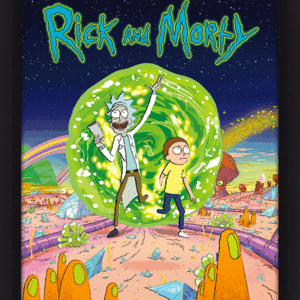 Rick And Morty Framed 3D Picture: 1 - Posters By Rick And Morty