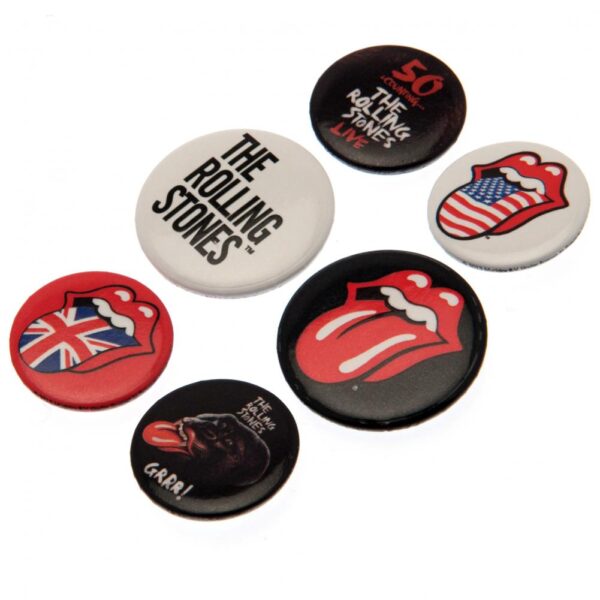 The Rolling Stones Button Badge Set: 2 - Badges By The Rolling Stones