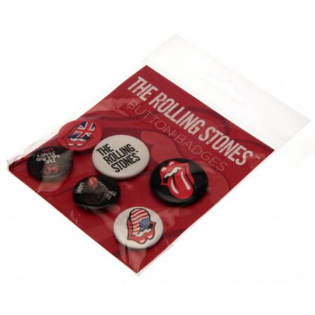 The Rolling Stones Button Badge Set: 3 - Badges By The Rolling Stones