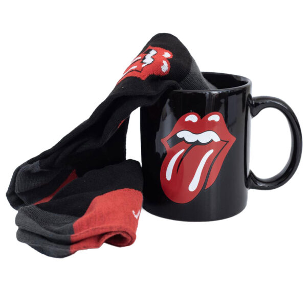 The Rolling Stones Mug & Sock Set: 1 - Mugs By The Rolling Stones