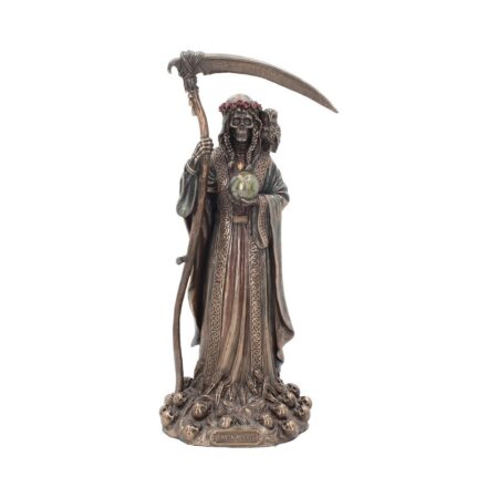 Santa Muerte Reaper Finished in Bronze 29cm: 2 - Figurines Medium (15-29cm) By Gift Moments