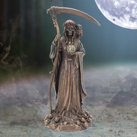 Santa Muerte Reaper Finished in Bronze 29cm: 1 - Figurines Medium (15-29cm) By Gift Moments