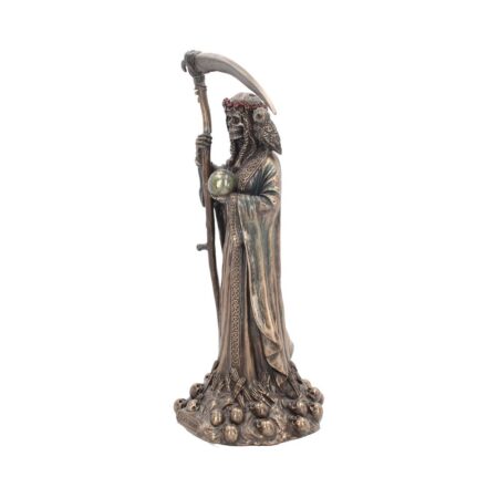 Santa Muerte Reaper Finished in Bronze 29cm: 3 - Figurines Medium (15-29cm) By Gift Moments