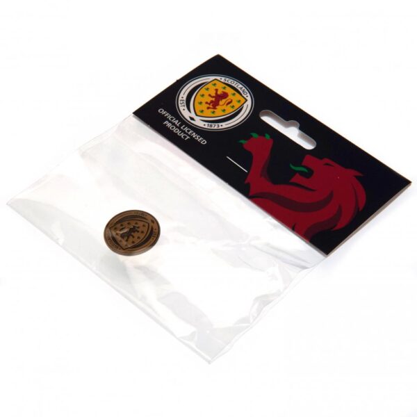 Scottish FA Antique Gold Crest Badge: 2 - Accessories By Scotland
