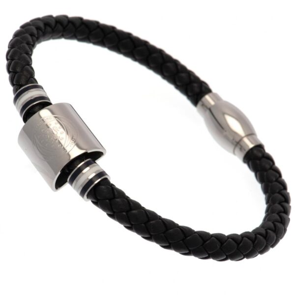 Scottish FA Colour Ring Leather Bracelet: 1 - Jewellery By Scotland