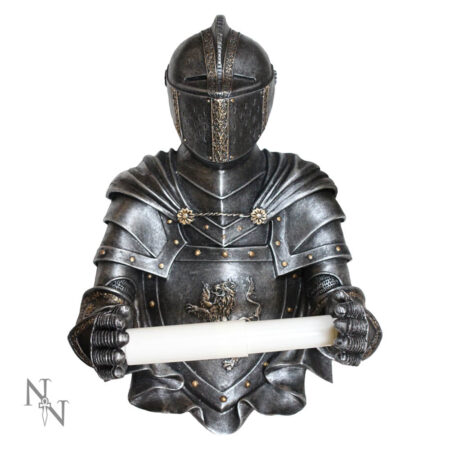 Sir wipealot medieval armoured knight toilet roll holder