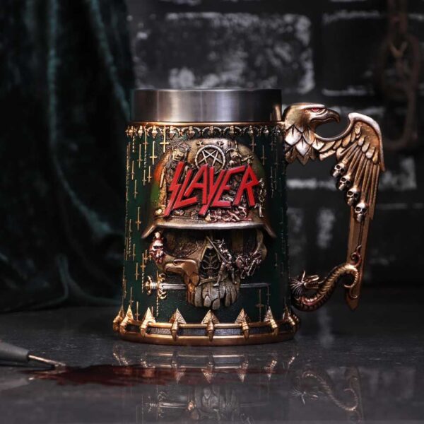 Slayer Eagle Helmet Skull Logo Tankard: 1 - Tankards By Slayer