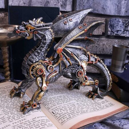 Small Dracus Machina Mechanical Dragon Figure 20.5cm: 1 - Figures & Collectables By Gift Moments